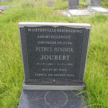 JOUBERT Petrus Hendrik 1911-1981