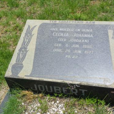 JOUBERT Cecilia Johanna nee JORDAAN 1896-1977