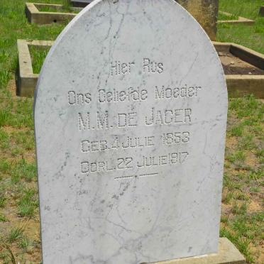 JAGER M.M., de 1853-1917
