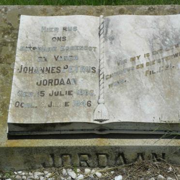 JORDAAN Johannes Petrus 1886-1946