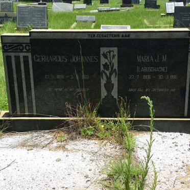 JAGER Gerhardus Johannes, de 1898-1963 &amp; Maria J.M. LABUSCHAGNE 1906-1980