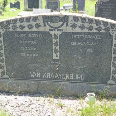 KRAAYENBURG Henning Jacobus, van 1886-1956 &amp; Pieter Frances MAC DOUGAL 1903-
