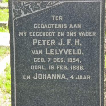 LELYVELD Peter J.F.H., van 1854-1898 :: VAN LELYVELD Johanna