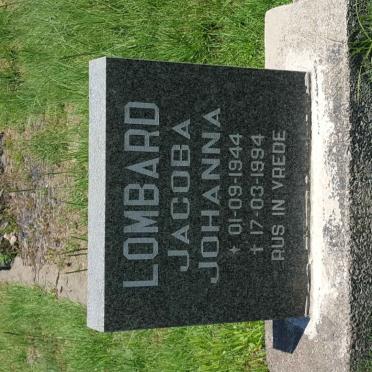 LOMBARD Jacoba Johanna 1944-1994