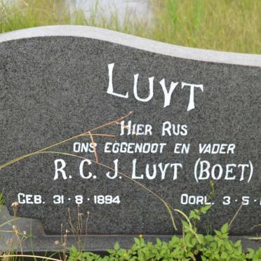 LUYT R.C.J. 1894-1976