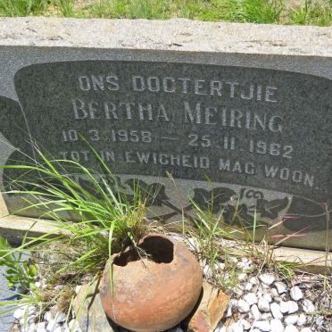 MEIRING Bertha 1958-1962