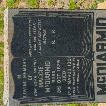 McDIARMID Maggie 1879-1951
