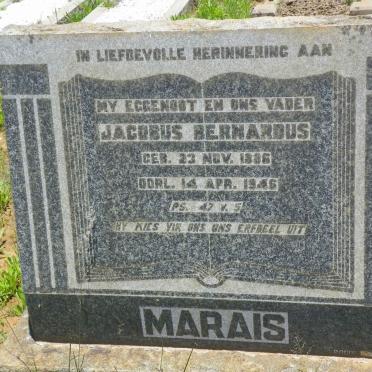 MARAIS Jacobus Bernardus 1886-1946