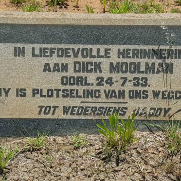 MOOLMAN Dick -1933
