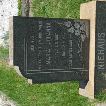 NIEHAUS Maria Johanna 1907-1967