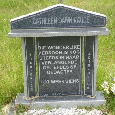 NAUDE Cathleen Dawn 1948-2010
