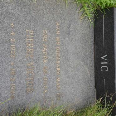 OLIVIER Pierre Victor 1922-1984 &amp; Teresa Joan 1930-