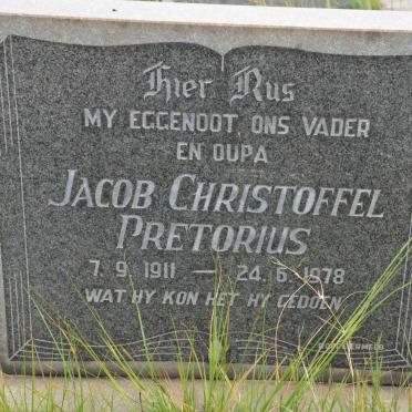 PRETORIUS Jacob Christoffel 1911-1978