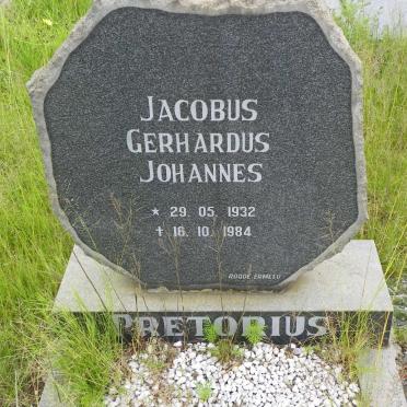 PRETORIUS Jacobus Gerhardus Johannes 1932-1984