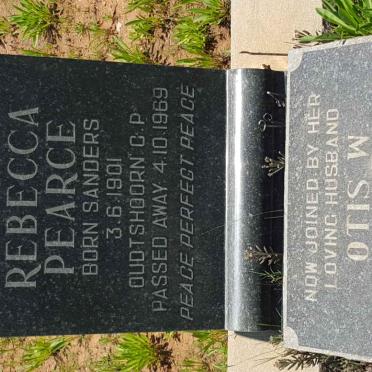 PEARCE Otis W. 1895-1973 &amp; Rebecca SANDERS 1901-1969