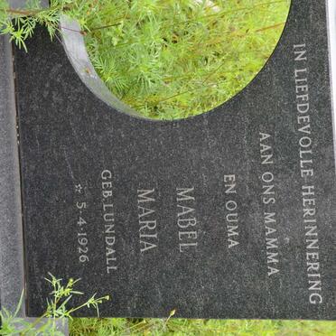 PAPENFUS Jacobus Nicolaas 1929-1982 &amp; Mabel Maria LUNDALL 1926-