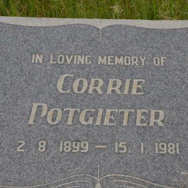 POTGIETER Corrie 1899-1981
