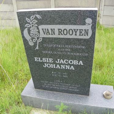 ROOYEN Elsie Jacoba Johanna, van 1917-2004