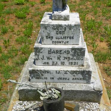 RENSBURG Barend J., J. van 1921-1922