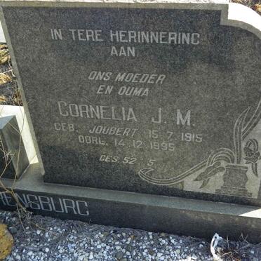 RENSBURG Jan Lucas, Janse van 1914-1970 &amp; Cornelia J.M. JOUBERT 1915-1995