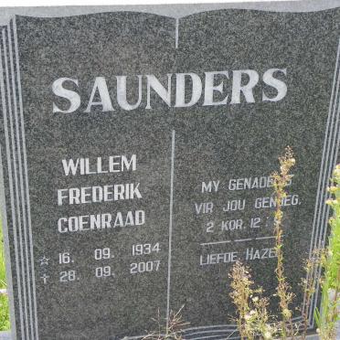 SAUNDERS Willem Frederik Coenraad 1934-2007
