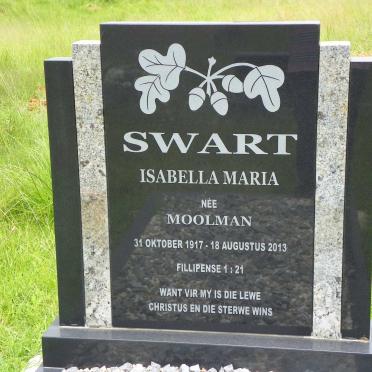 SWART Isabella Maria nee MOOLMAN 1917-2013