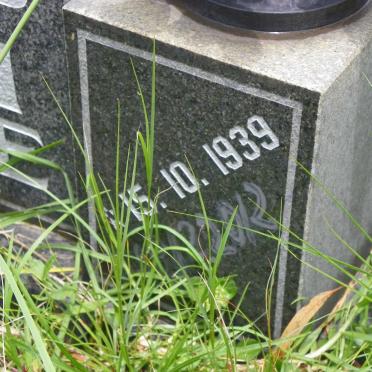 TALJAARD J.H. 1936-1996 &amp; W. 1939-2012