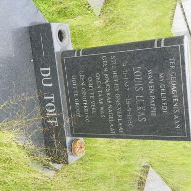 TOIT Louis Lukas, du 1947-1980