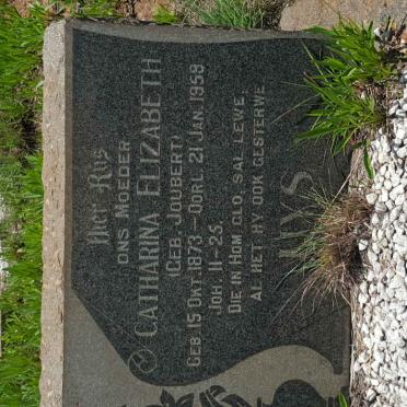 UYS Catharina Elizabeth nee JOUBERT 1873-1959