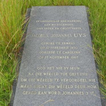UYS Jacobus Johannes 1930-1987