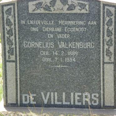 VILLIERS Cornelius Valkenburg, de 1889-1954