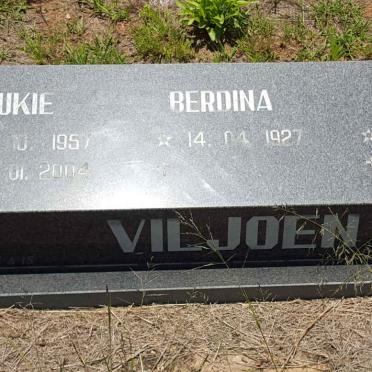 VILJOEN Lukas 1926- :: VILJOEN Berdina 1927- :: VILJOEN Lukie 1957-2004