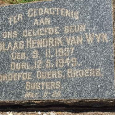 WYK Nicolaas Hendrik, van 1937-1949