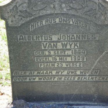 WYK Albertus Johannes, van 1844-1909
