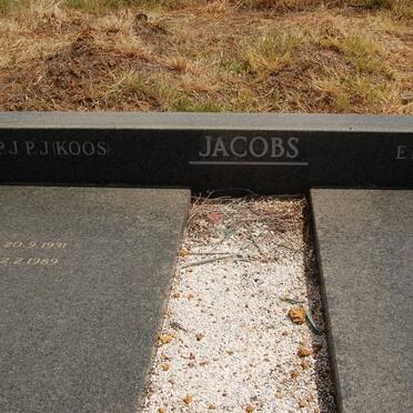 JACOBS P.J.P.J. 1931-1989 &amp; E.M. 1932-1989