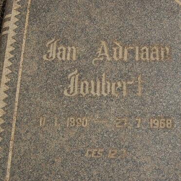 JOUBERT Jan Adriaan 1890-1968
