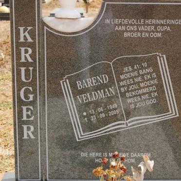 KRUGER Barend Veldman 1949-2005