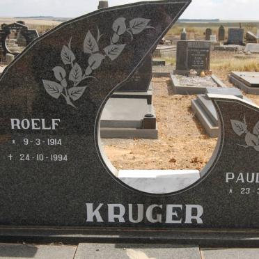 KRUGER Roelf 1914-1994 &amp; Pauline 1924-