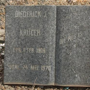 KRUGER Diederick J. 1908-1970