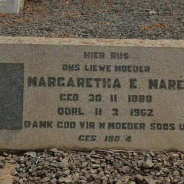 MARE Margaretha E. 1888-1962