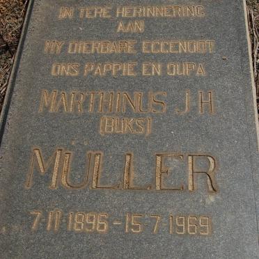 MULLER Marthinus J.H. 1896-1969