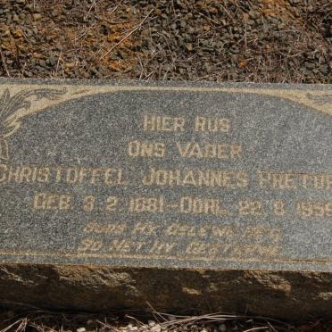 PRETORIUS Stoffel Johannes 1881-1959