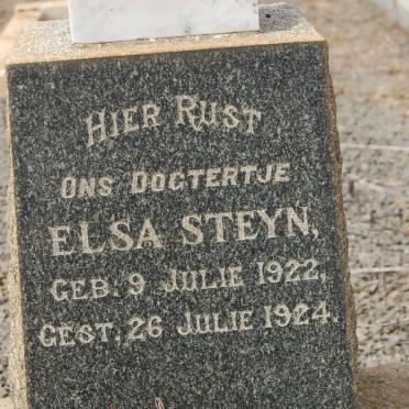 STEYN Elsa 1922-1924
