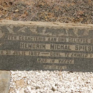 SPIES Hendrik Michal 1887-1945