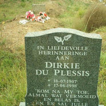 PLESSIS Dirkie, du 1907-1998