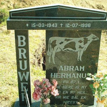 BRUWER Abram Hermanus 1943-1996