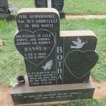 BOTHA Hannes 1958-1993