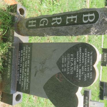 BERGH Frans Stephanus 1965-2006
