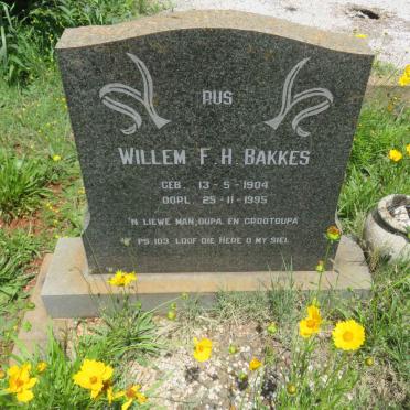 BAKKES Willem F.H. 1904-1995