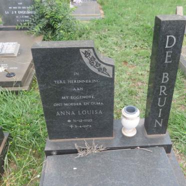 BRUIN Anna Louisa, de 1925-1979